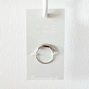 COS Hexagon Cut Metal Ring Size XS/S